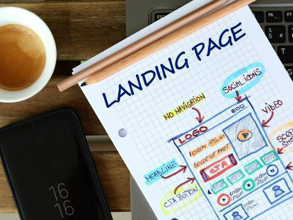 membuat landing page
