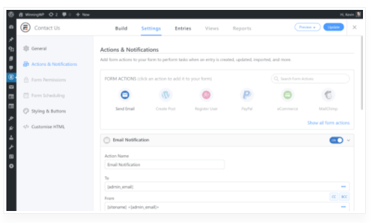 plugin contact form