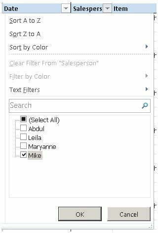 Cara Filter Data di Excel